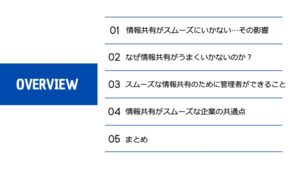 失敗例から学ぶ管理者の情報伝達術