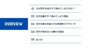 若手の離職率を下げる「管理者が知るべき3つのマネジメント手法」